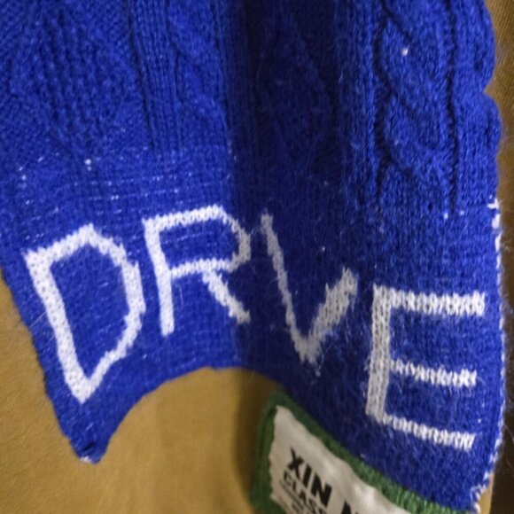 Xin Nou Classic Wear Patchwork Hoodie Knit Design Unique Street Wear Size XL - Picture 5 of 9